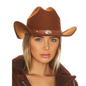 8 Other Reasons Cowboy Hat Revolve Western Silver Banded brown Rancher cowgirl